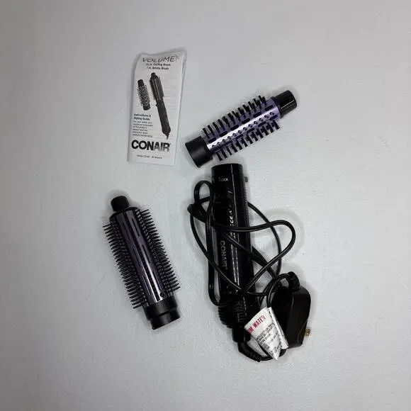 Conair 2 in 1 Hot Air Brush Curling Iron Combo Hair Dryer 1"- 1½" - Picture 9 of 9